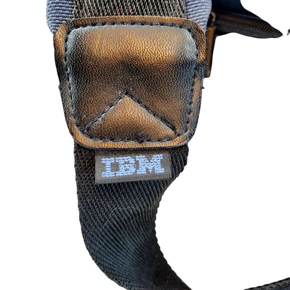 Vtg IBM CompuNote Notebook Laptop Canvas Carry Case 16" Crossbody Strap - Picture 14 of 15